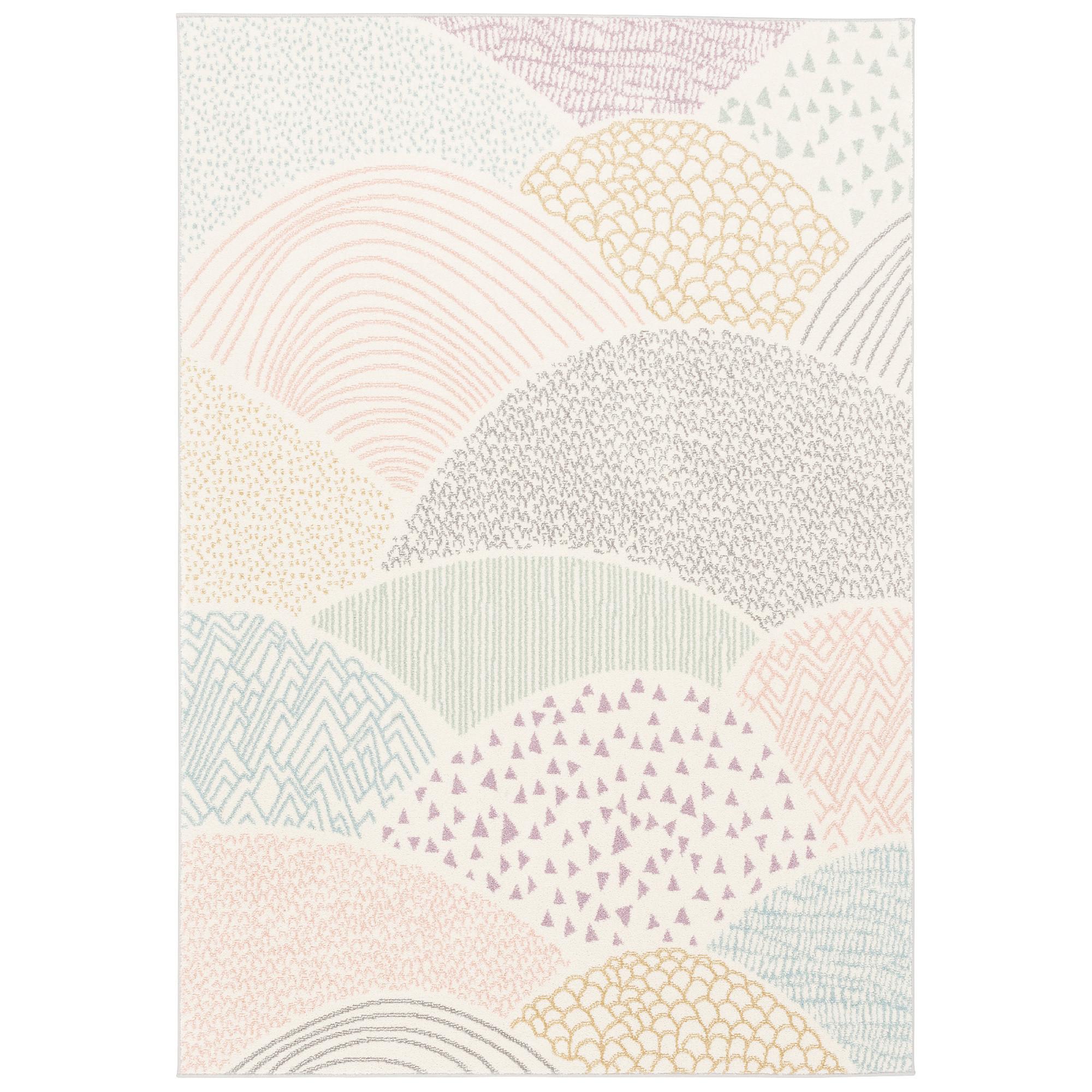 KINDER TEPPICH SOFTSTAR KIDS FANTASY BUNT - Multicolor, Textil (120/170cm) - Pergamon