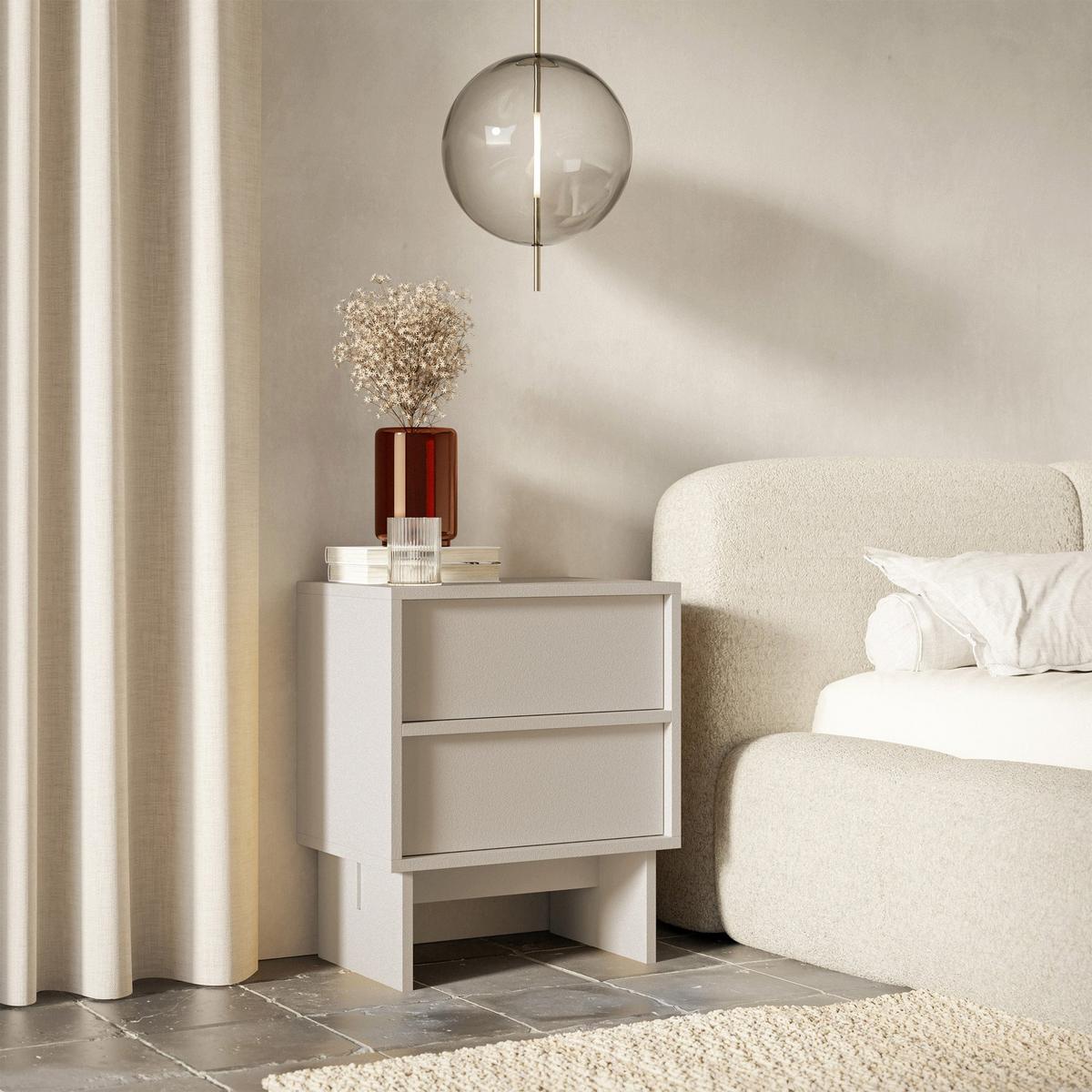 NACHTTISCH Sanva KASCHMIR 50 CM - Kaschmir, Holzwerkstoff (49.6/56/35cm) - Selsey