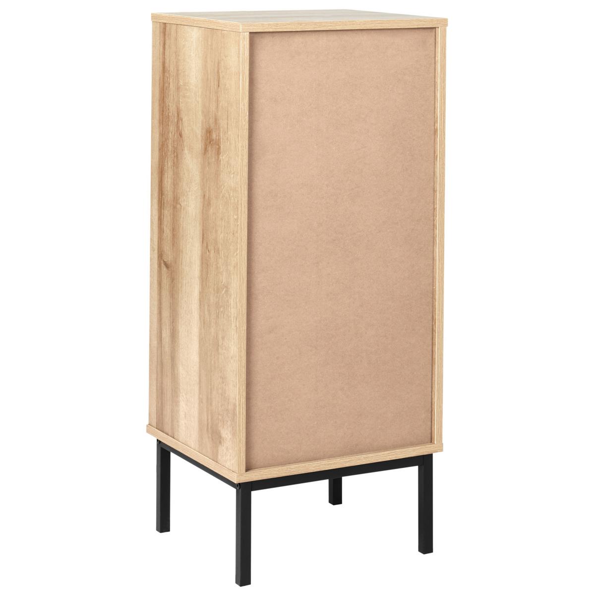BADEZIMMERSCHRANK 40 cm Hellbraun Rosell - Naturfarben/Braun, Holzwerkstoff (40/92/36cm) - Beliani