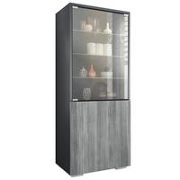 VITRINE Granada Avola-Anthrazit - Anthrazit, Holzwerkstoff (50/122.5/34.5cm) - Vladon
