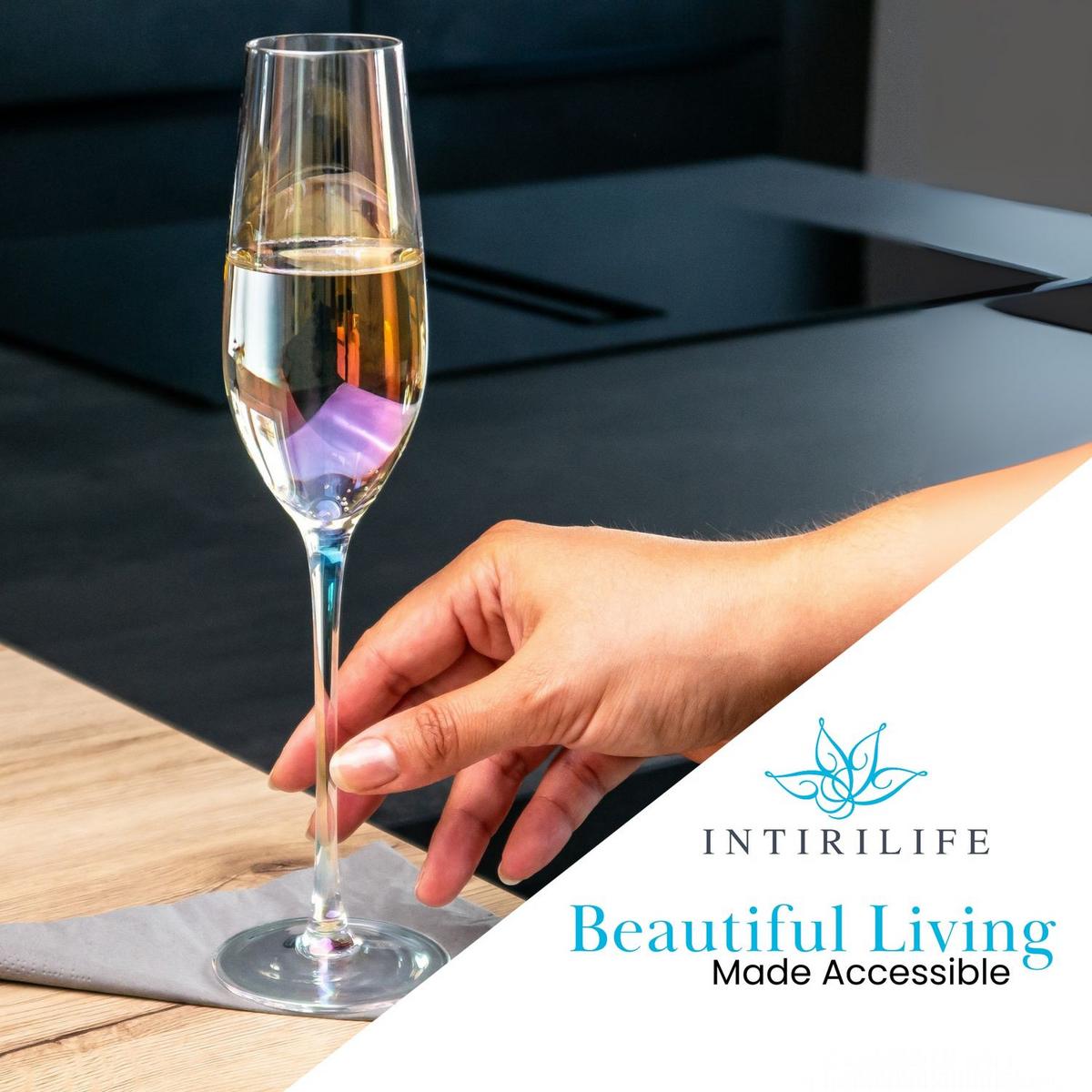 SEKTGLAS-SET 200 ml (6-tlg.) - Transparent, Glas (0.2L) - Intirilife