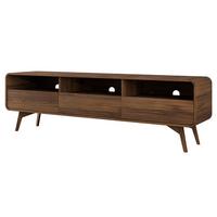 TV-LOWBOARD Helion RTV180 - Nussbaumfarben, Holz/Holzwerkstoff (180/53/39cm) - MIRJAN24