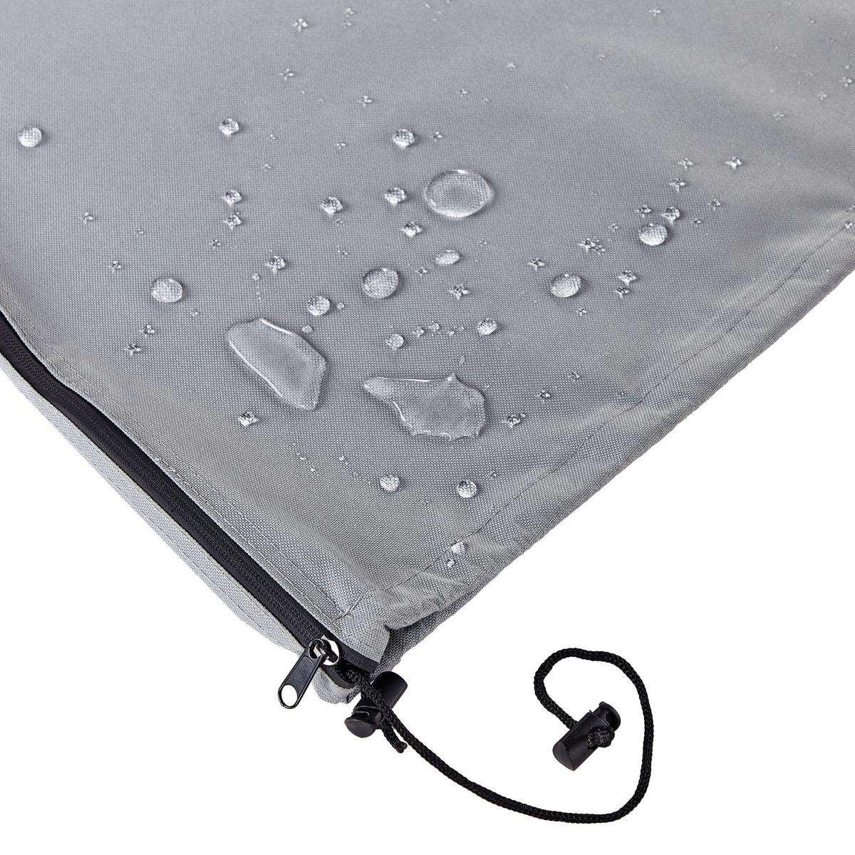 REGENSCHUTZHÜLLE Grau Chuva - Grau, Kunststoff (69/157/53cm) - Beliani