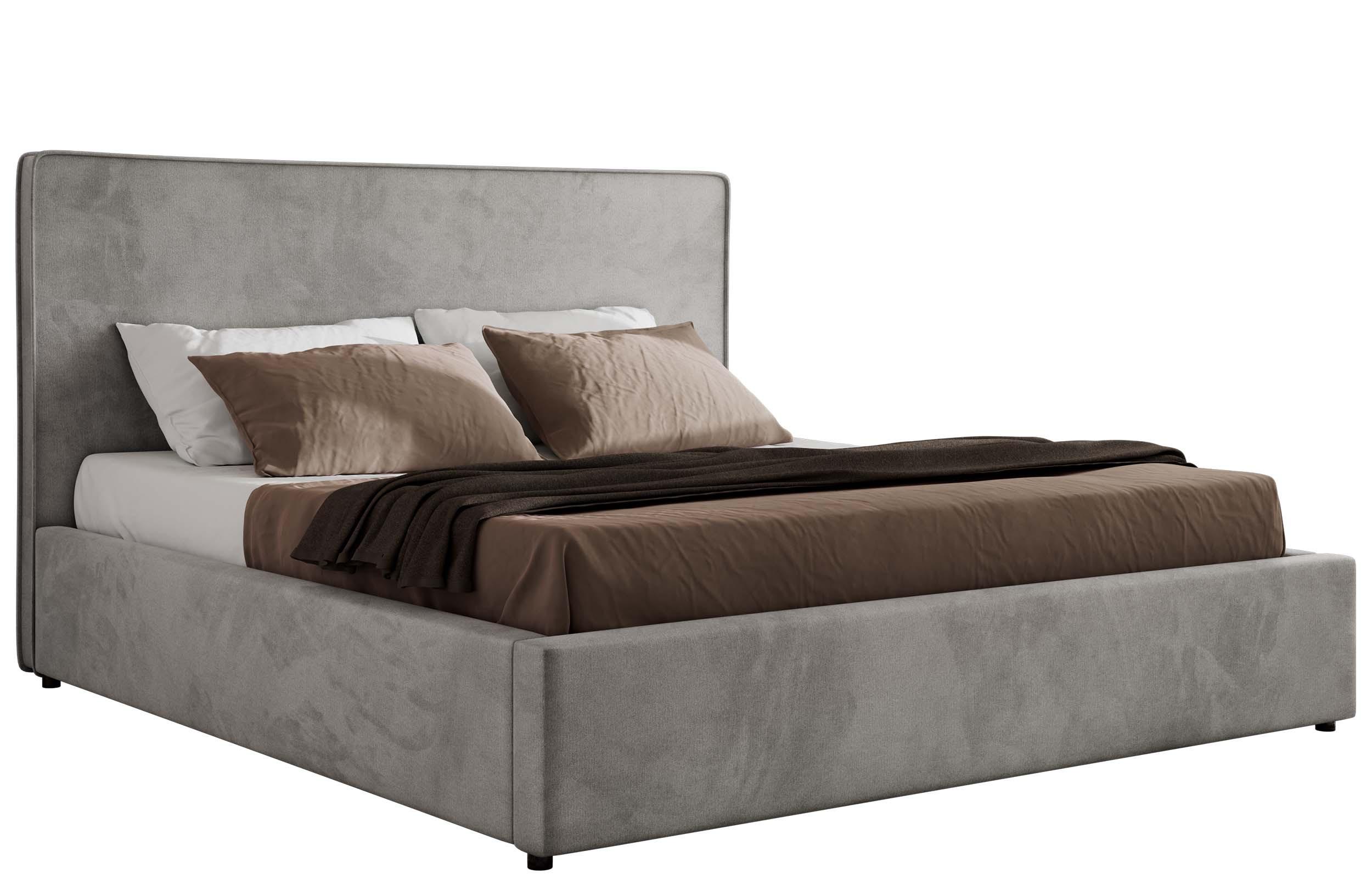 POLSTERBETT CORIVO CLASSIC 200/200 - Hellgrau Velvet - Multipocket-Matratze - Hellgrau, Textil (200/200cm) - MKS