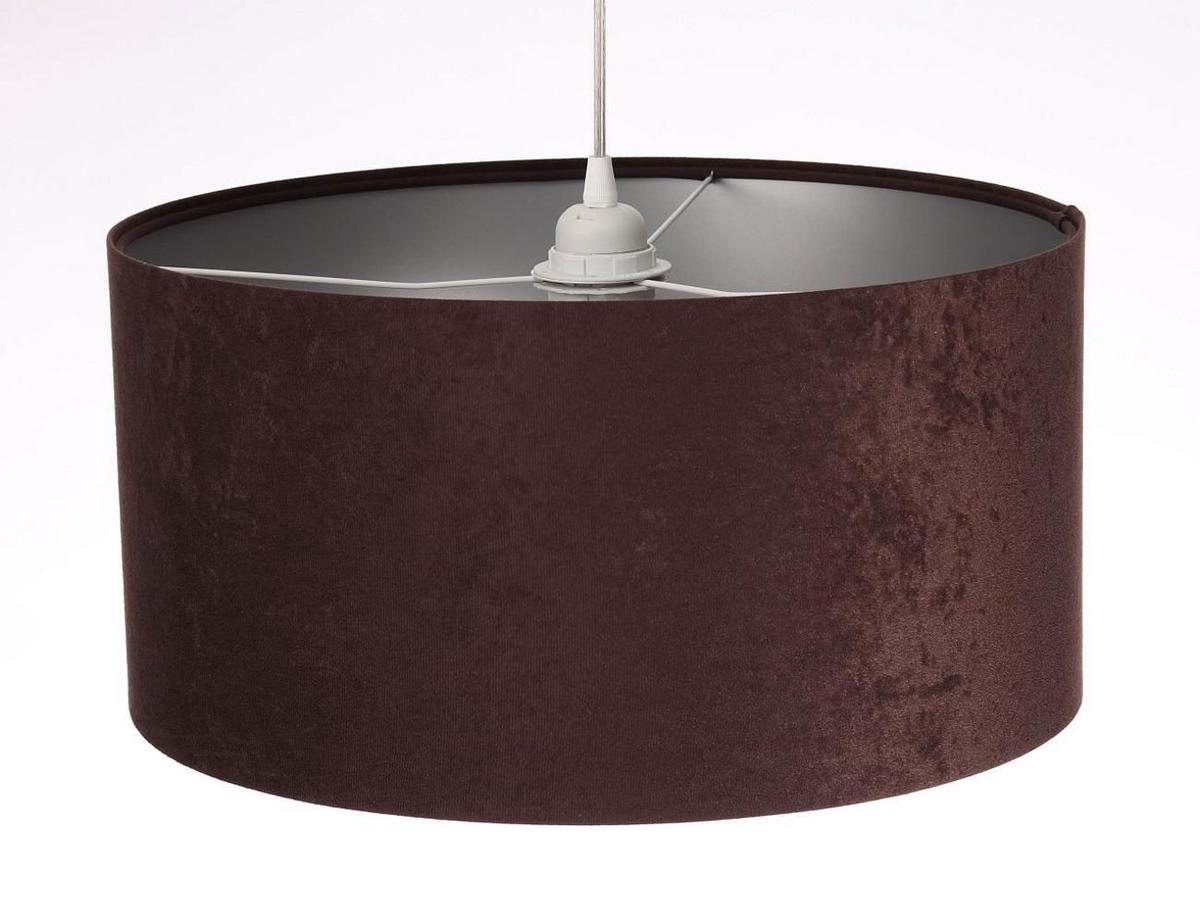 HÄNGELEUCHTE Silber 50/25 cm - Silberfarben/Braun, Kunststoff (50/0.8/25cm) - ONZENO
