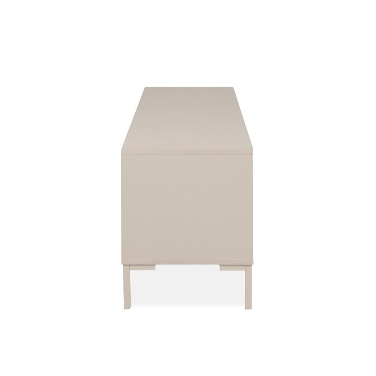 TV-MÖBEL 2 Türen, 2 Nischen, Farbe Kaschmir 150/40/49 cm - Beige, Holzwerkstoff (40/49/150cm) - Calicosy