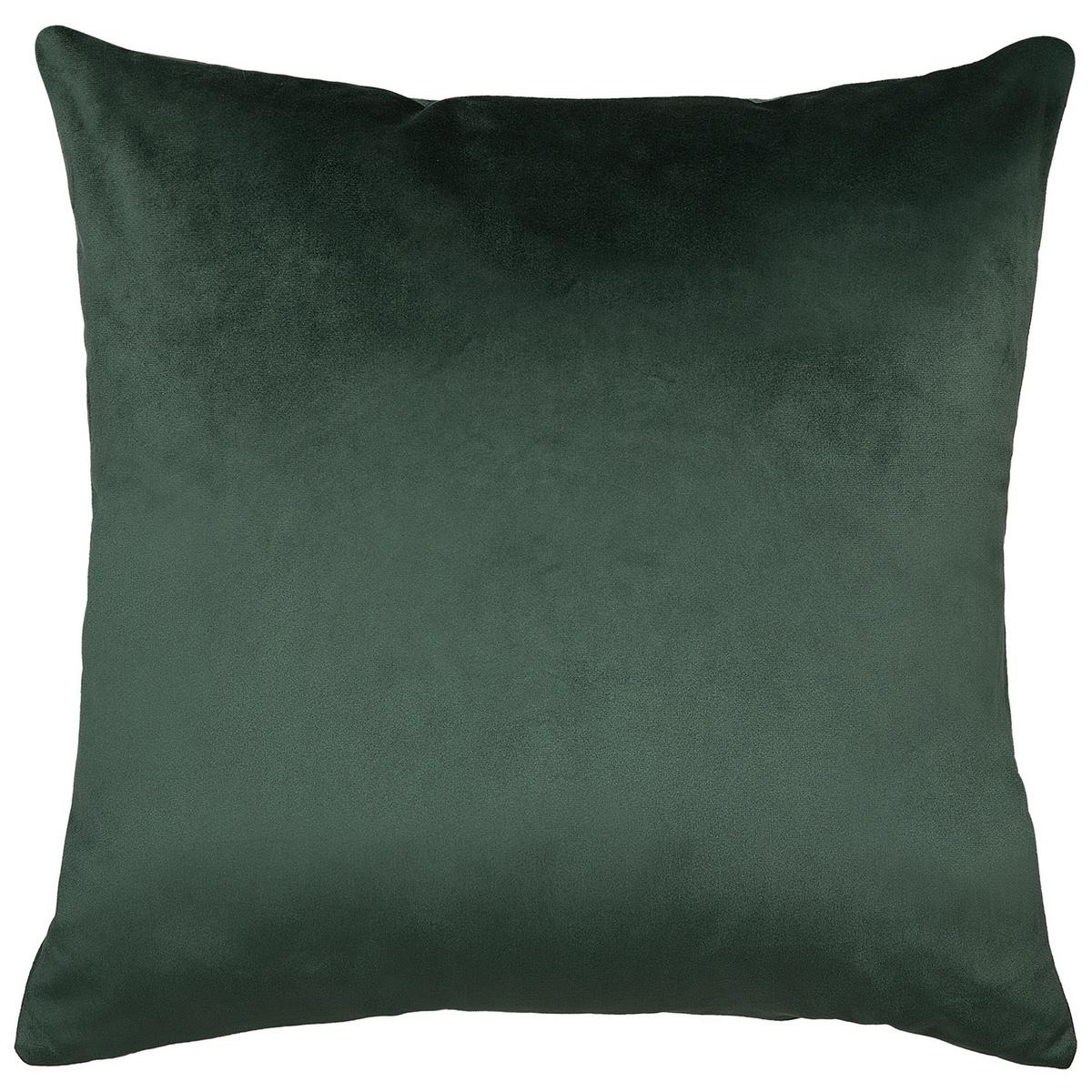 DEKOKISSEN 2er-Set Dunkelgrün 45/45 cm Bluebell - Dunkelgrün, Textil (45/45cm) - Beliani
