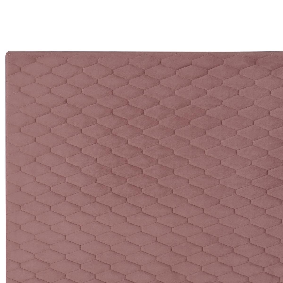 POLSTERBETT mit Lattenrost 90x200 cm Rosa Bayonne - Pink, Textil (90/200cm) - Beliani