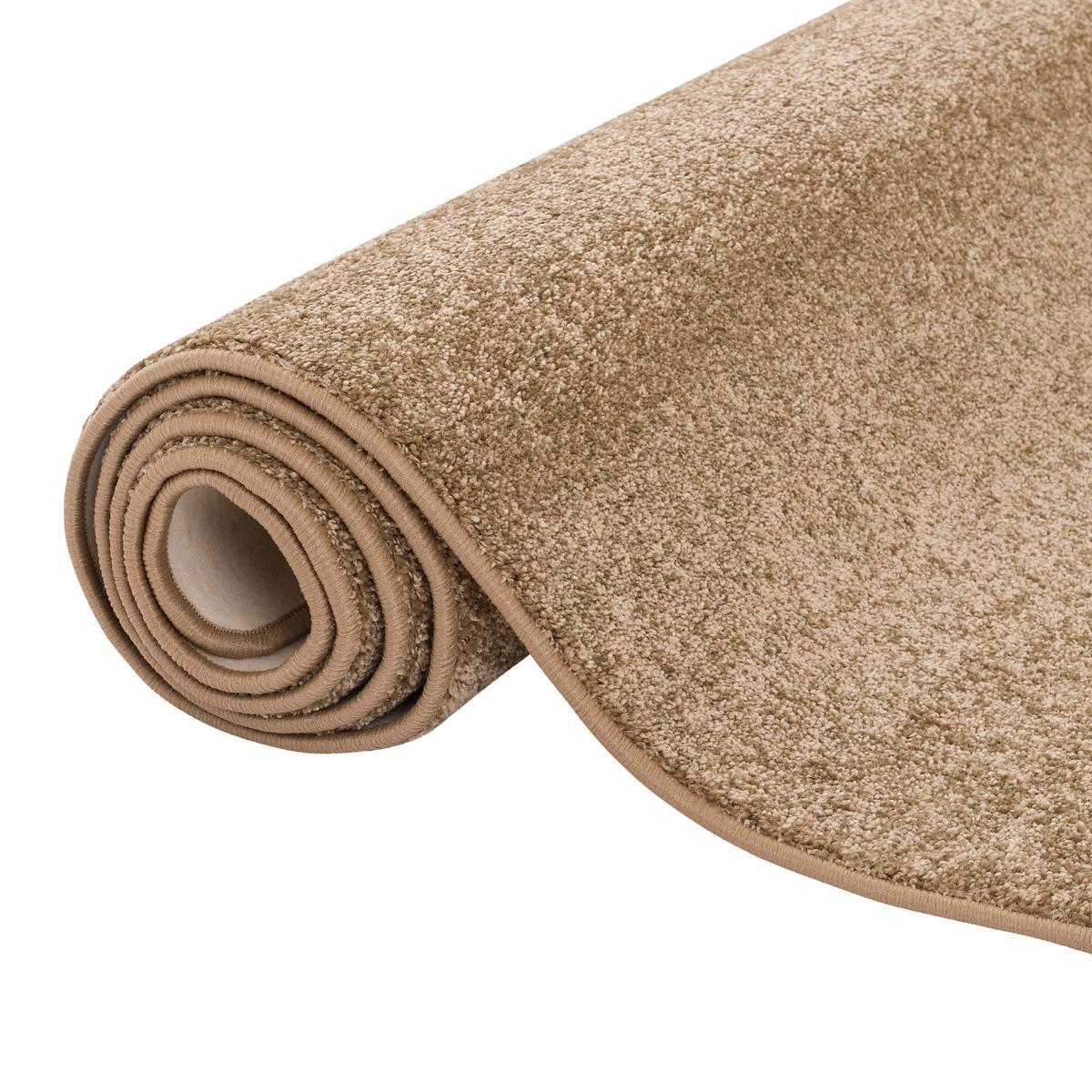 HOCHFLOR VELOURS TEPPICH LUNA - Cognac, Textil (160/200cm) - Snapstyle