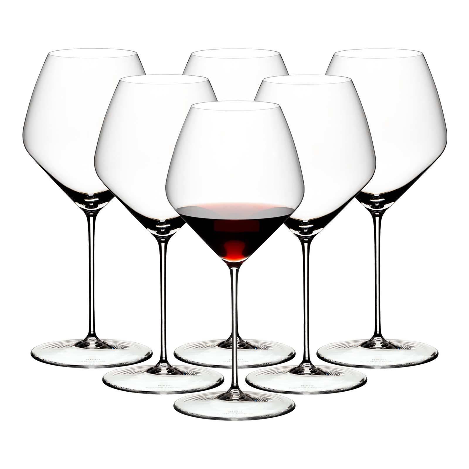 PINOT NOIR / NEBBIOLO GLÄSER Veloce transparent 763 ml 6er Set - Transparent, Glas (0.763L) - Riedel