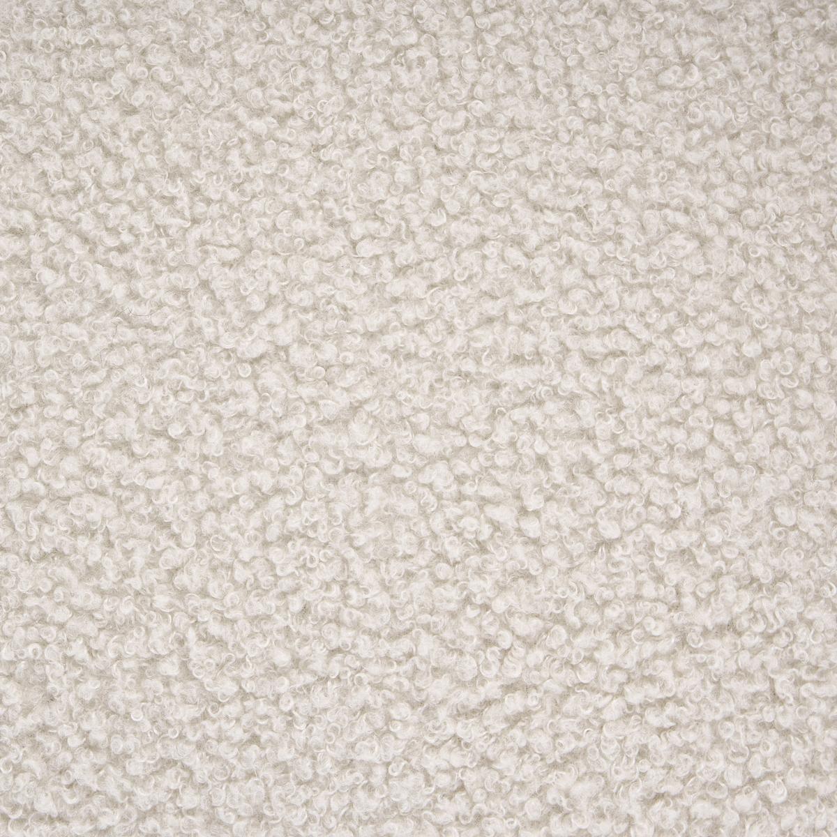 OTTOMANE Bouclé Cremeweiß Kivvik - Creme, Textil (82/41/80cm) - Beliani