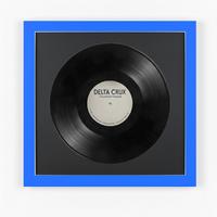 SCHALLPLATTEN BILDERRAHMEN 40/40 2er Set - Blau, Holz (40/40cm) - K-Möbel