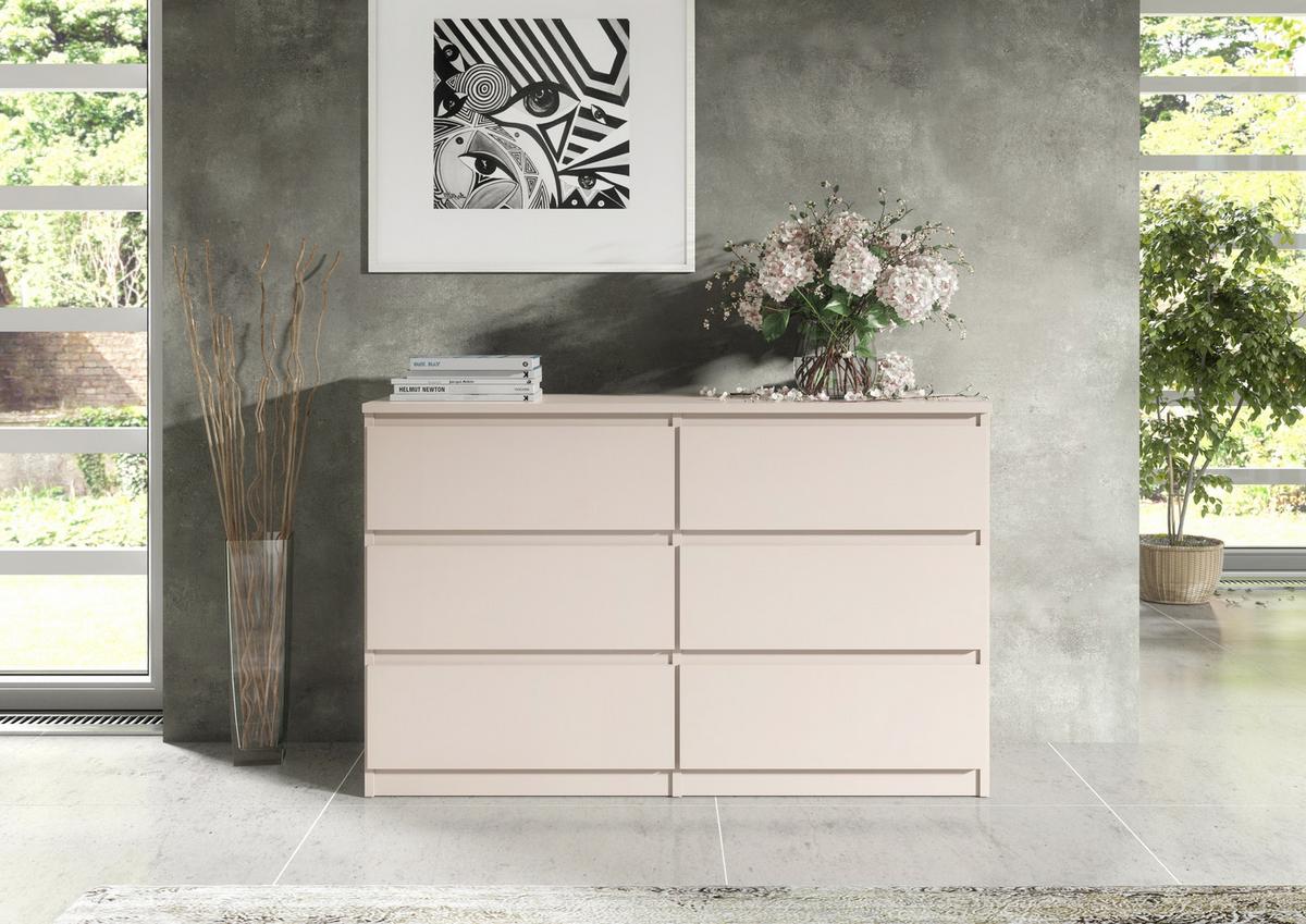 KOMMODE Kaschmir 139/79/39 - Kaschmir, Holzwerkstoff (139/79/39cm) - RAUMHIRSCH FURNITURE