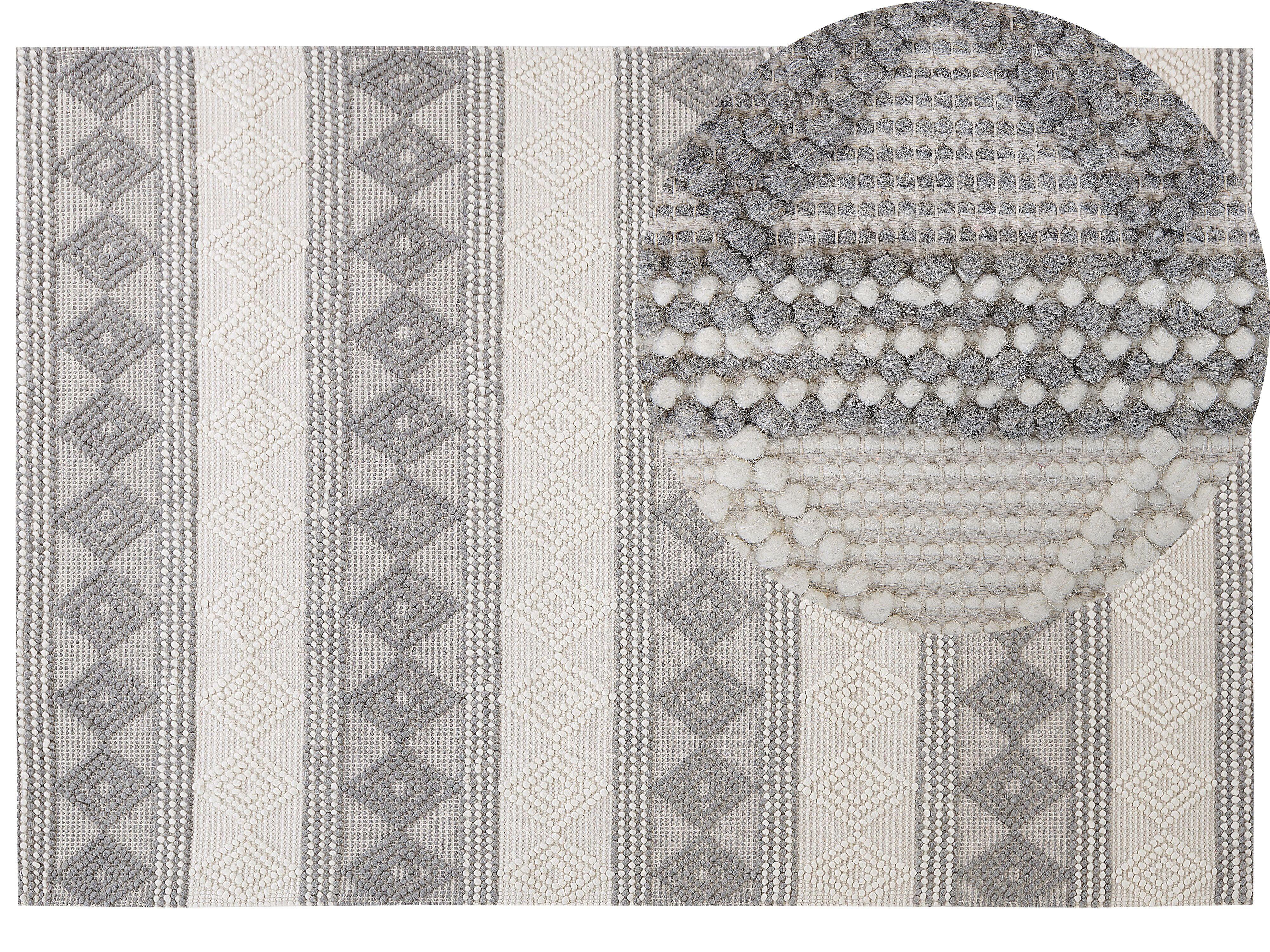KURZFLOR-TEPPICH Bozova 230/160 cm - Beige, Textil (160/230cm) - Beliani