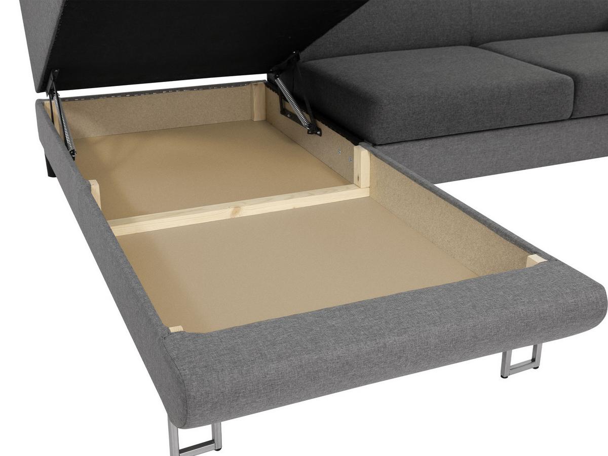 ECKSOFA Fonti, Seite: Links - Beige, Holz/Textil (253/188cm) - MIRJAN24
