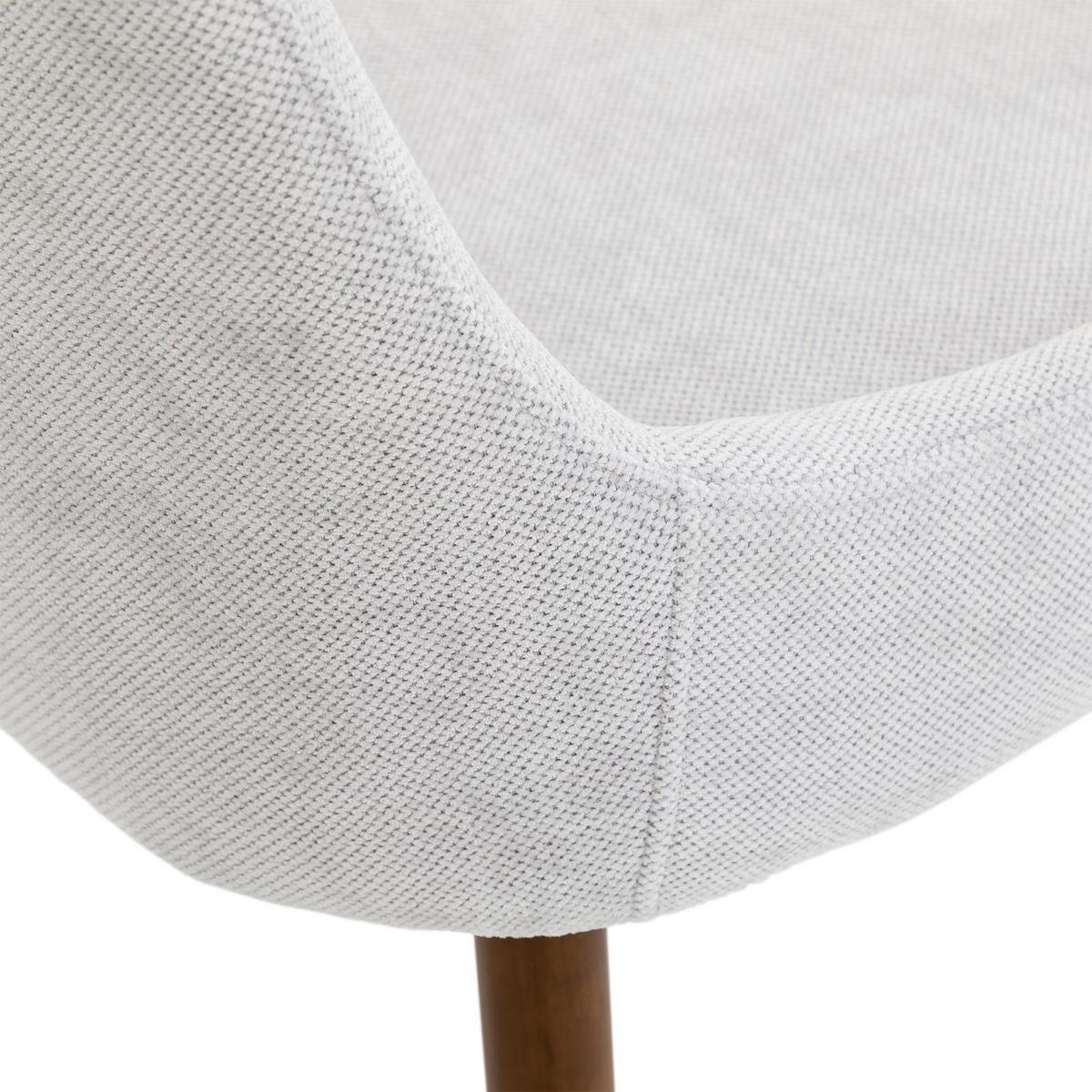 ESSZIMMERSTÜHLE PIPPA 2er-Set grau - Grau, Textil (82/42/58cm) - IDIMEX