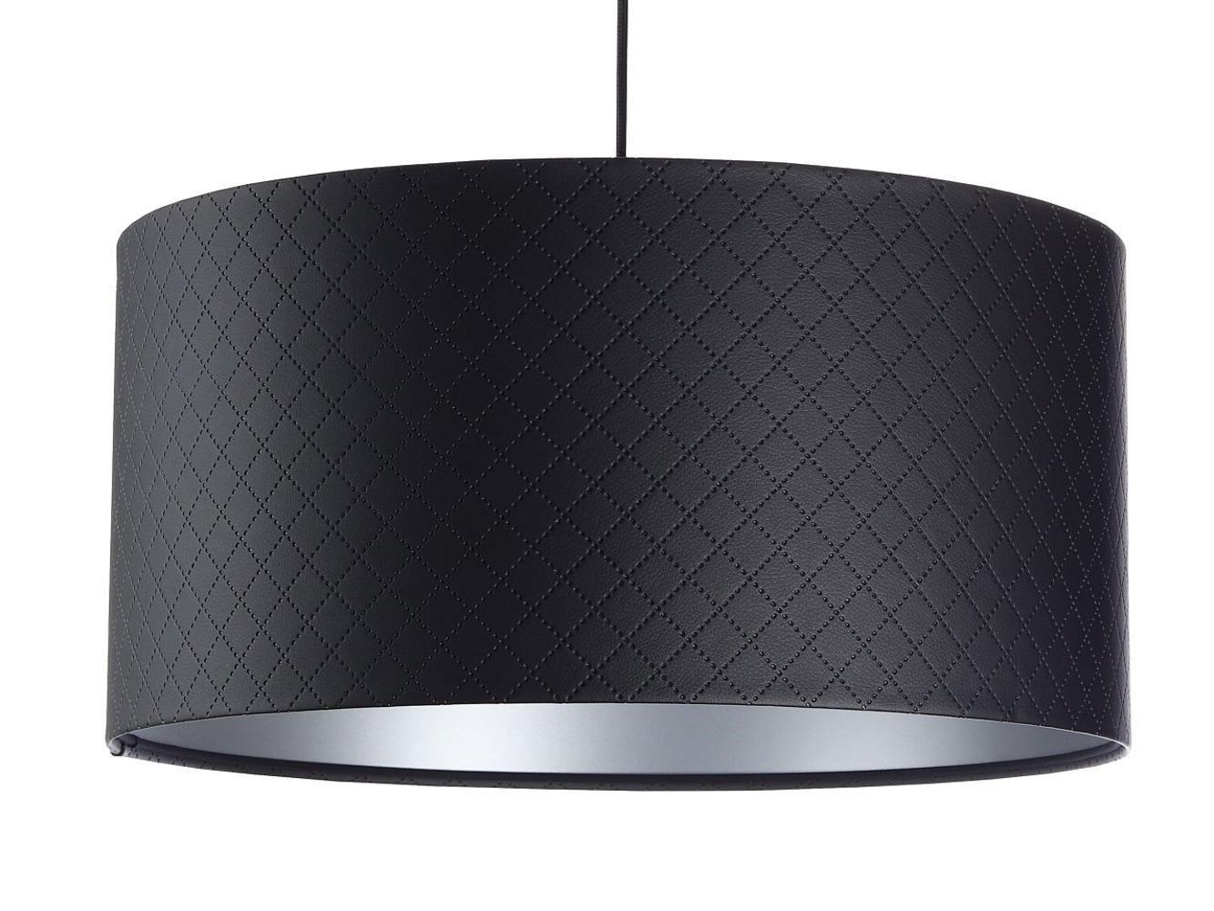 HÄNGELEUCHTE Schwarz 50/25 cm - Silberfarben/Schwarz, Kunststoff (50/0.8/25cm) - ONZENO