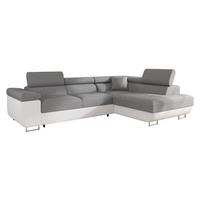 ECKSOFA Torezio, Seite: Rechts - Weiß, Holz/Textil (274/203cm) - MIRJAN24