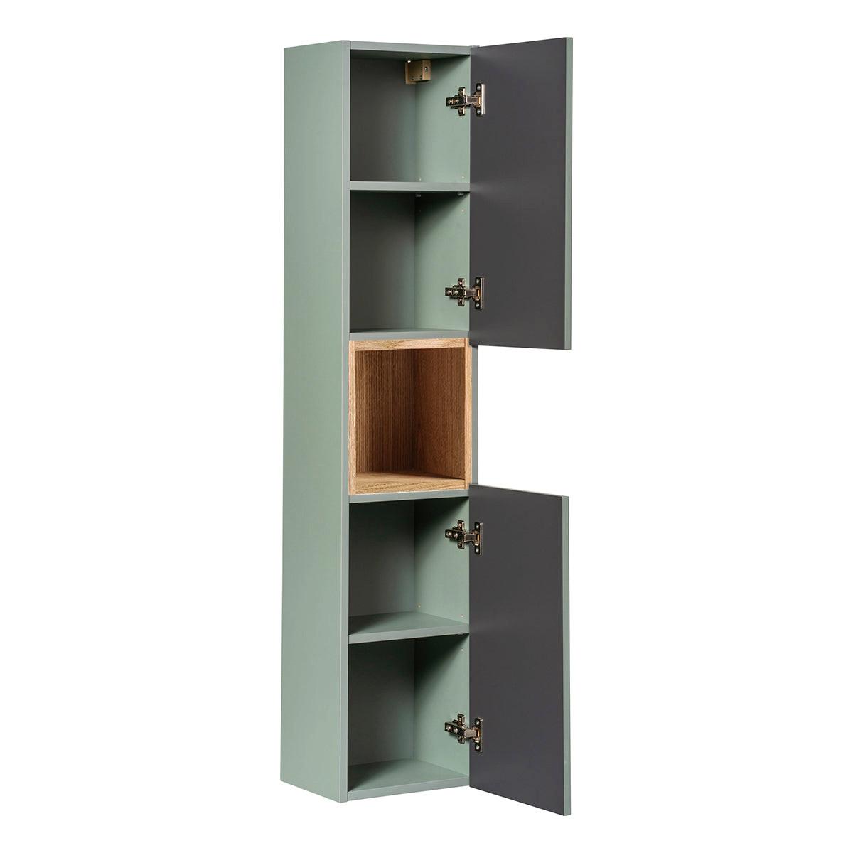 HÄNGESÄULE Jade Grün und Holz - Grün, Holzwerkstoff (30/140/25cm) - Petits-meubles