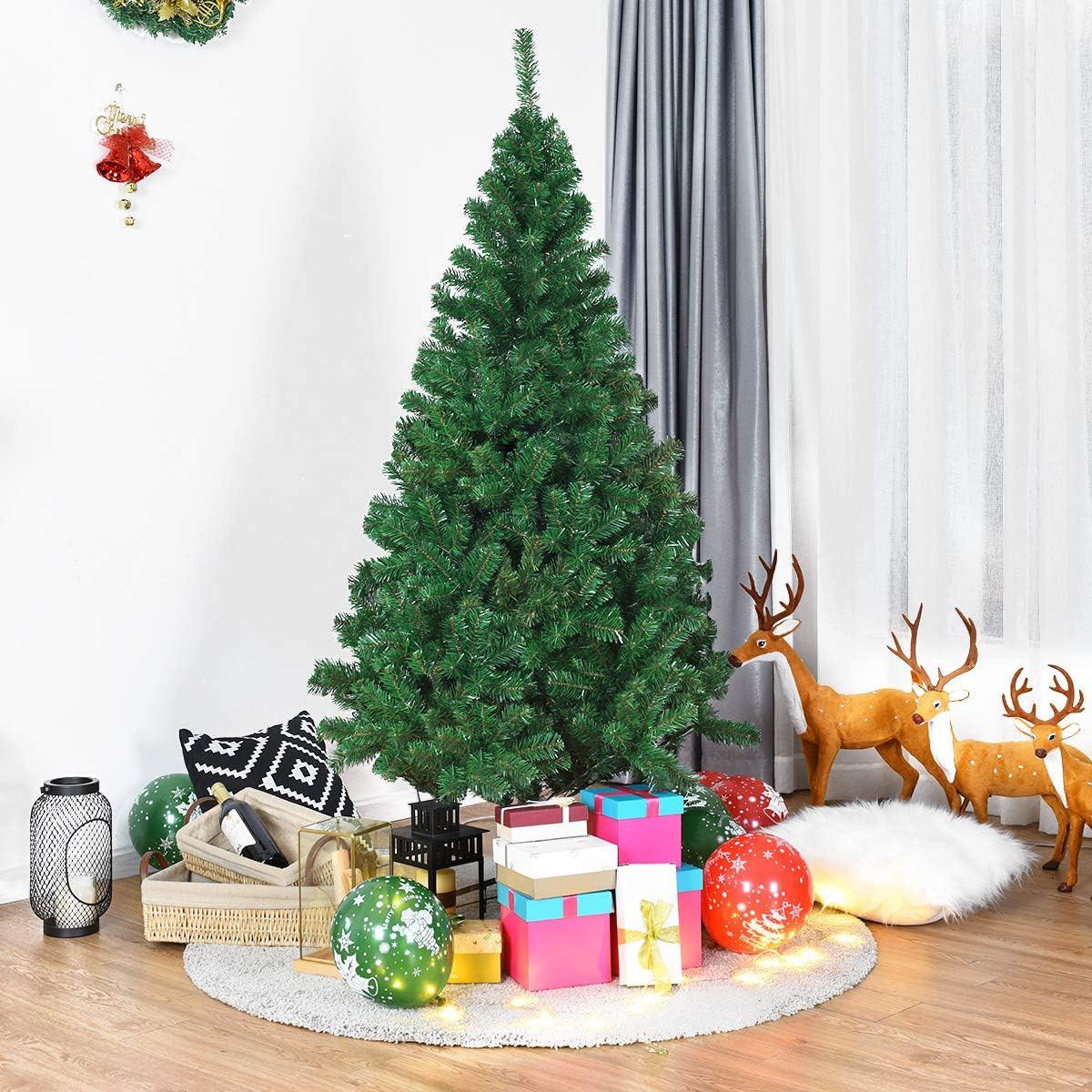 WEIHNACHTSBAUM Grün - Grün, Kunststoff (180cm) - COSTWAY