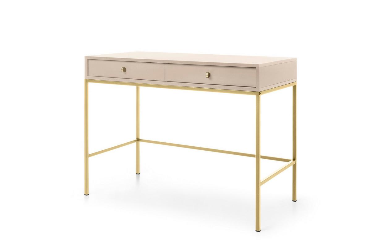 KONSOLENTISCH MONDO 104/78/50 cm mit Schubladen, Beige - Beige, Holzwerkstoff (50/104/78cm) - MASSENO