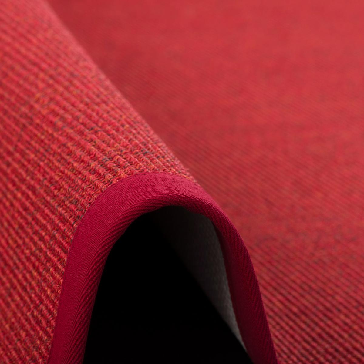 SISALTEPPICH NATURA KLASSISCH MIT BORDÜRE - Rot, Textil (200/250cm) - Pergamon