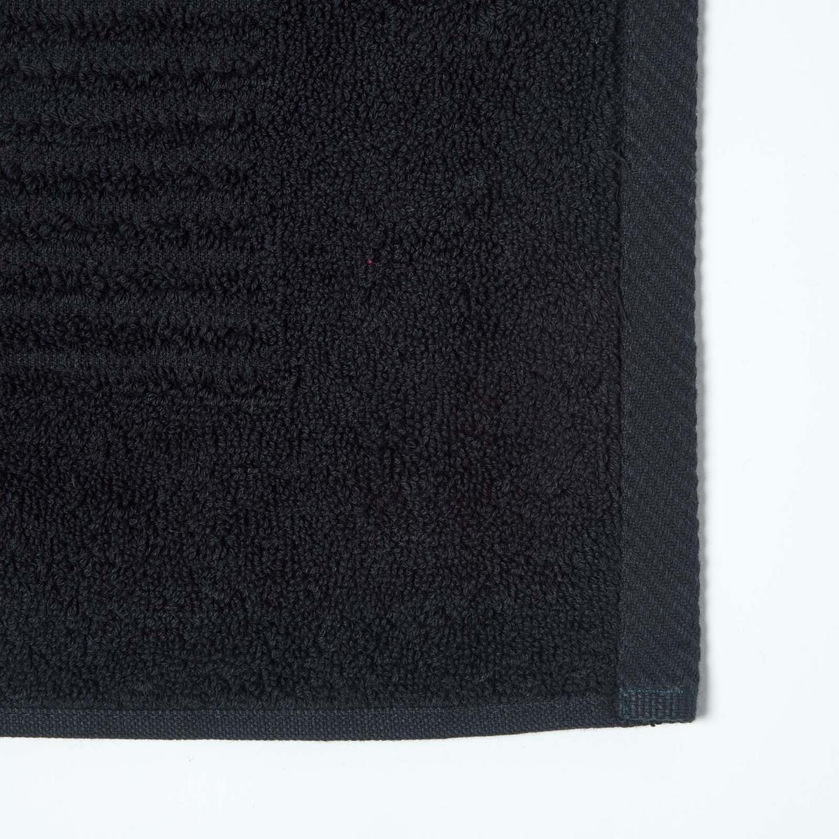 BADEMATTE Imperial 50/80 cm, Baumwolle - Schwarz, Textil (50/80cm) - Homescapes