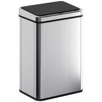 ELEKTRISCHER MÜLLEIMER aus ABS 430-Edelstahl Silber - Silberfarben, Metall (26/55/35.5cm) - HOMCOM