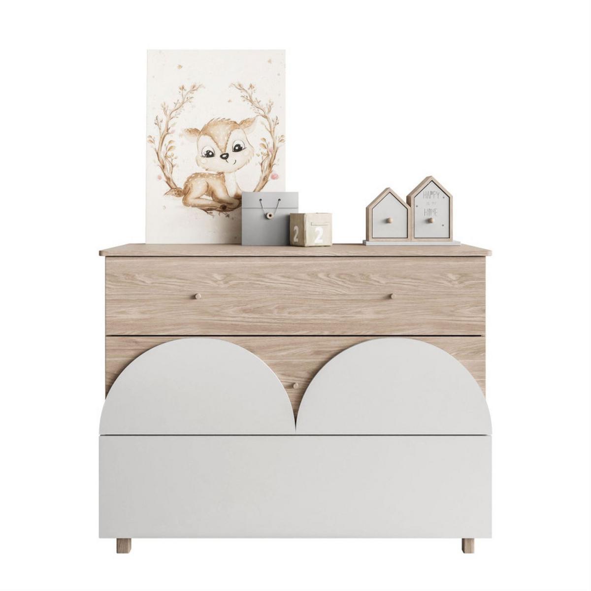 KOMMODE mit Schubladen BLOOM - Kaschmir, Holzwerkstoff (120/93/52cm) - Lookway