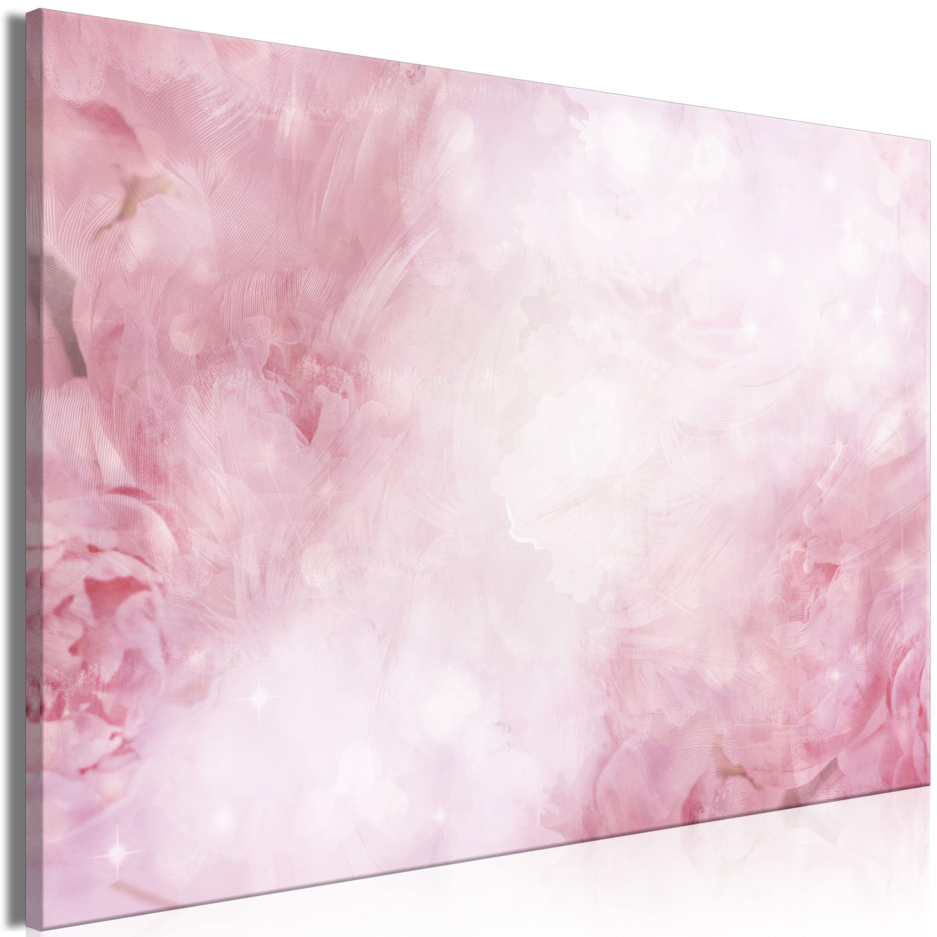 KUNSTDRUCK Rosa 120/80 cm - Pink, Textil (120/80cm) - KUNSTLOFT