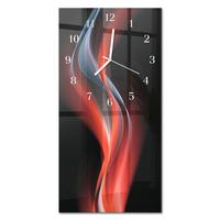 WANDUHR aus Glas 30x60 cm - Abstraktion - Multicolor, Glas (30/60/0.4cm) - TULUP