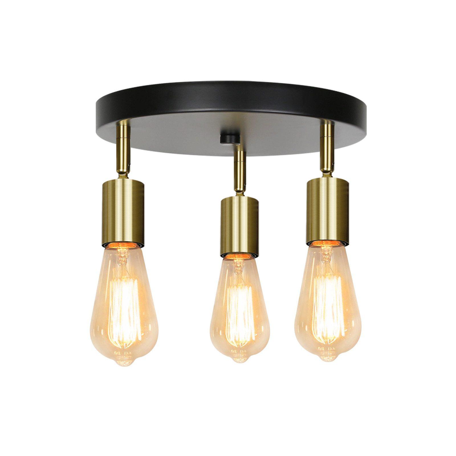 DECKENSTRAHLER Sesshoumaru 26/25/9cm - Goldfarben, Metall (26/25/9cm) - ZMH