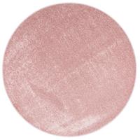 HOCHFLOR VELOURS TEPPICH LUNA RUND - Rosa, Textil (200/200cm) - Snapstyle