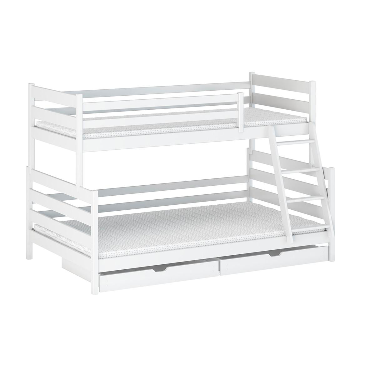 BETT 120/200 Léo Weiß - Weiß, Holz (120/200cm) - Petits-meubles