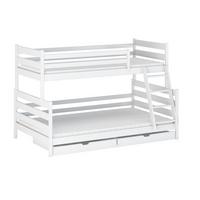 BETT 120/200 Léo Weiß - Weiß, Holz (120/200cm) - Petits-meubles