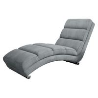 RELAXLIEGE Holiday - Chromfarben/Alufarben, Holz/Textil (62/84/180cm) - MIRJAN24