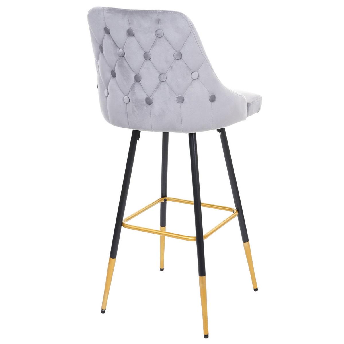 BARHOCKER Grau 2er-Set - Grau, Textil (47/110/50cm) - MCW