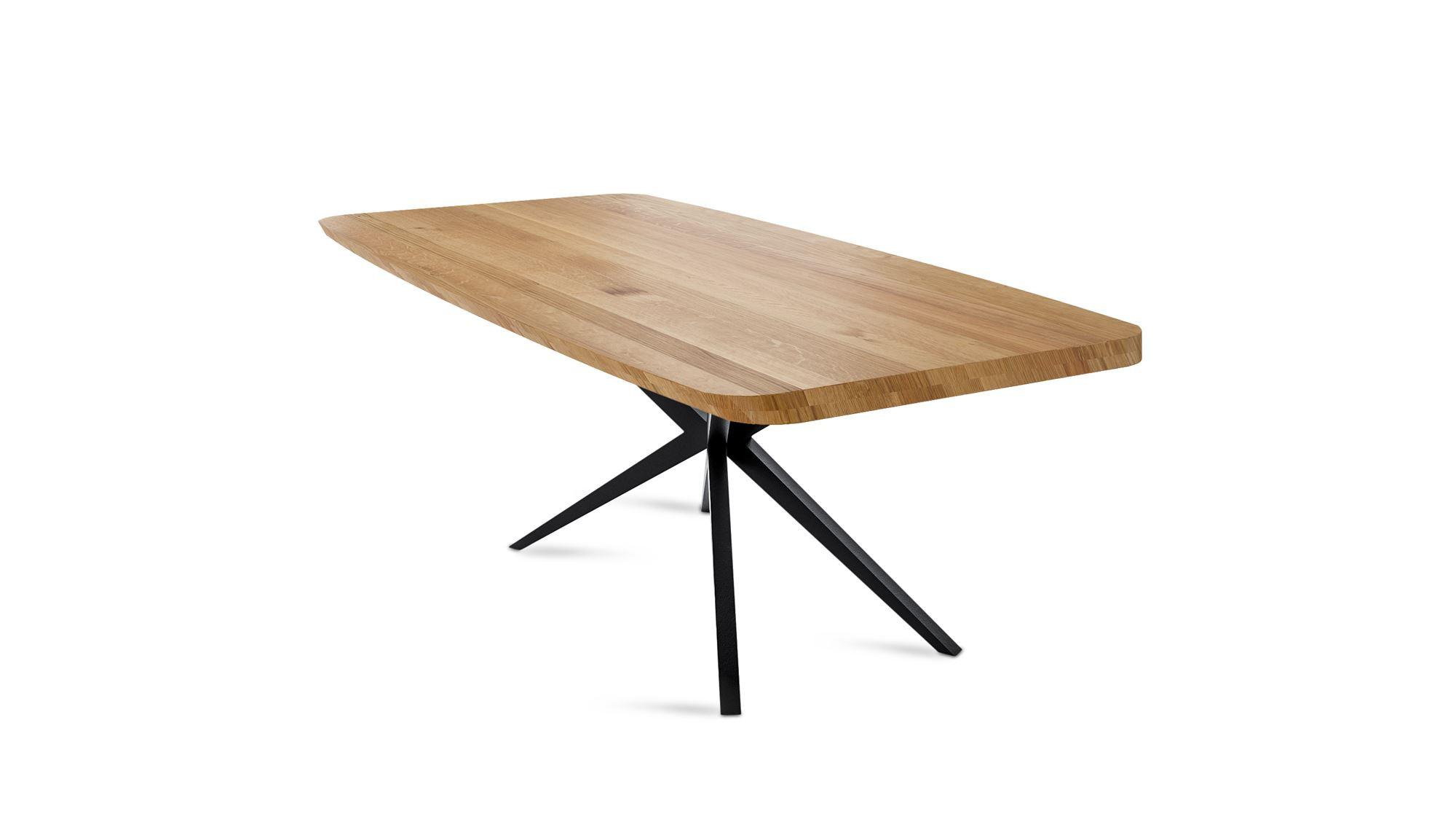 MASSIVHOLZTISCH Danette 9 140x76x90 Esszimmertisch Wildeiche geölt - Wildeiche, Holz (140/76/90cm) - 58aufmkessel