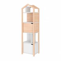 BÜCHERREGAL Holz und Weiß - Weiß, Holzwerkstoff (46/160/37cm) - Petits-meubles