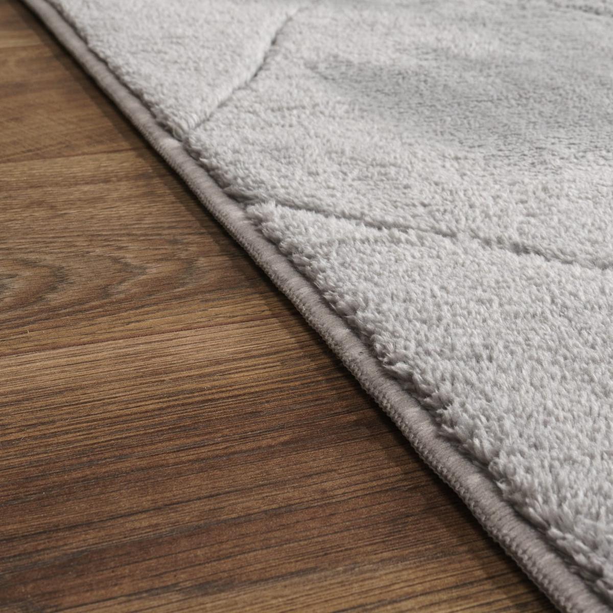 FLACHWEBETEPPICH Skandinavisch Grau 120 x 160 cm - Hellgrau, Kunststoff (120/160cm) - TT Home