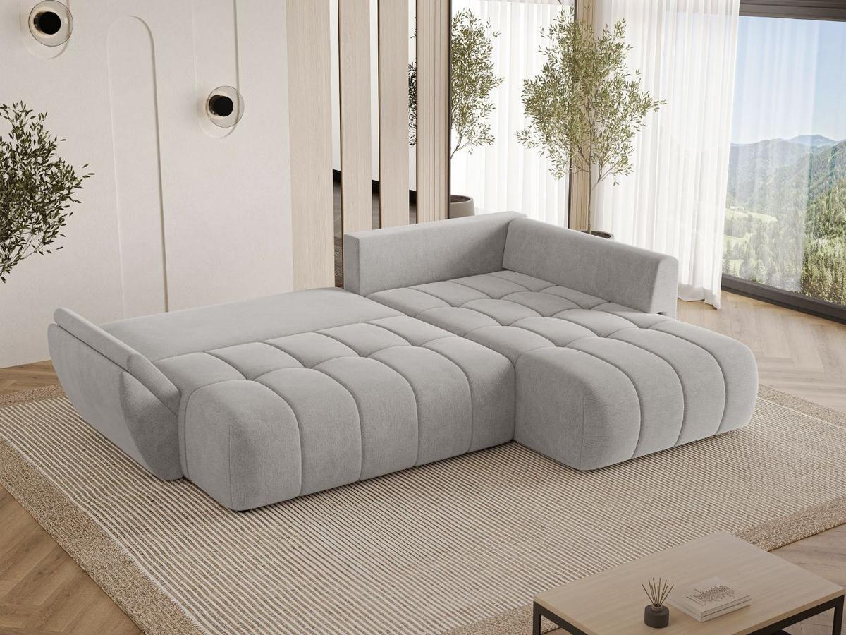 ECKSOFA Genoa Grau - Grau, Holz/Textil (266/190cm) - Graingold