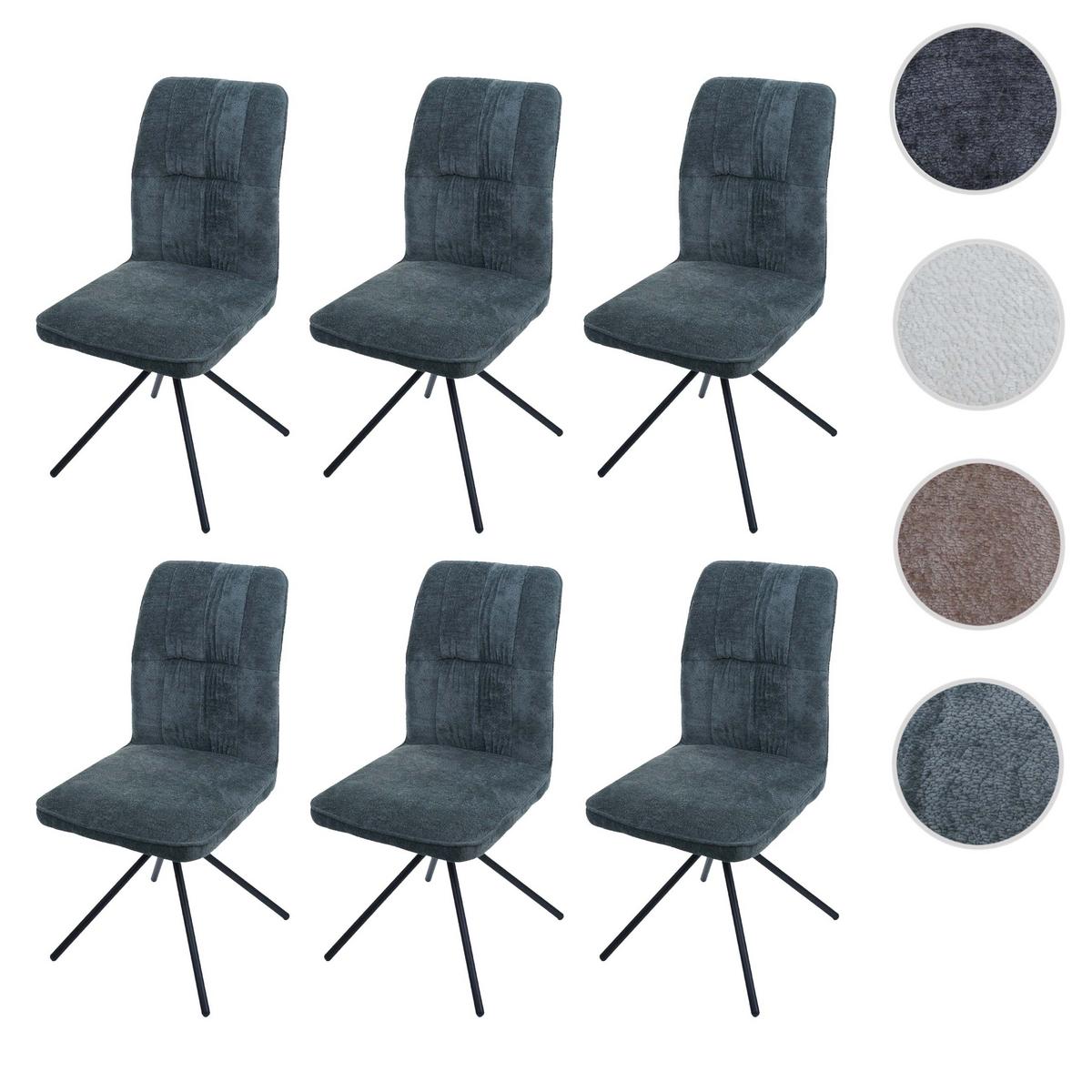 ESSZIMMERSTUHL Blau - Blau, Textil (47/95/50cm) - MCW