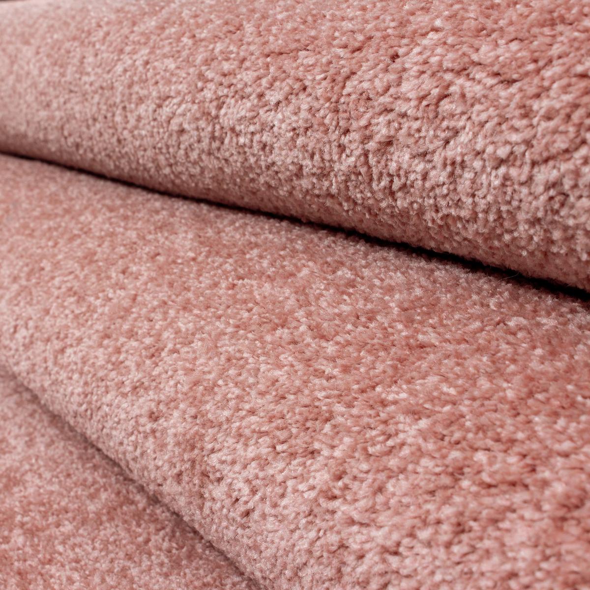TEPPICH Kurzflor MAIN in Rosa, einfarbig, 200 x 290 cm - Rosa, Textil (200/290cm) - KADIMA DESIGN