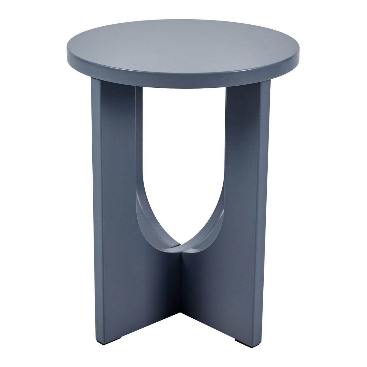 BEISTELLTISCH Kysdajore - Blaugrau, Holzwerkstoff (40/40/50cm) - [en.casa]