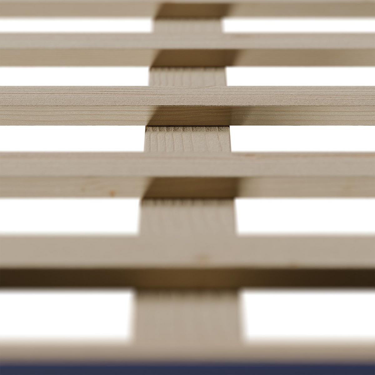 POLSTERBETT Paris mit LED dunkelgrau 120x200cm - Dunkelgrau, Holz (120/200cm) - Juskys