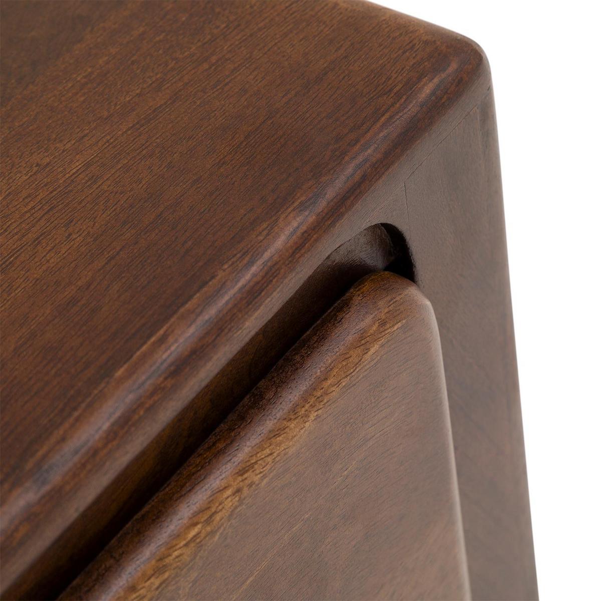 LOWBOARD DIMA dunkelbraun - Dunkelbraun, Holz (180/51/40cm) - IDIMEX