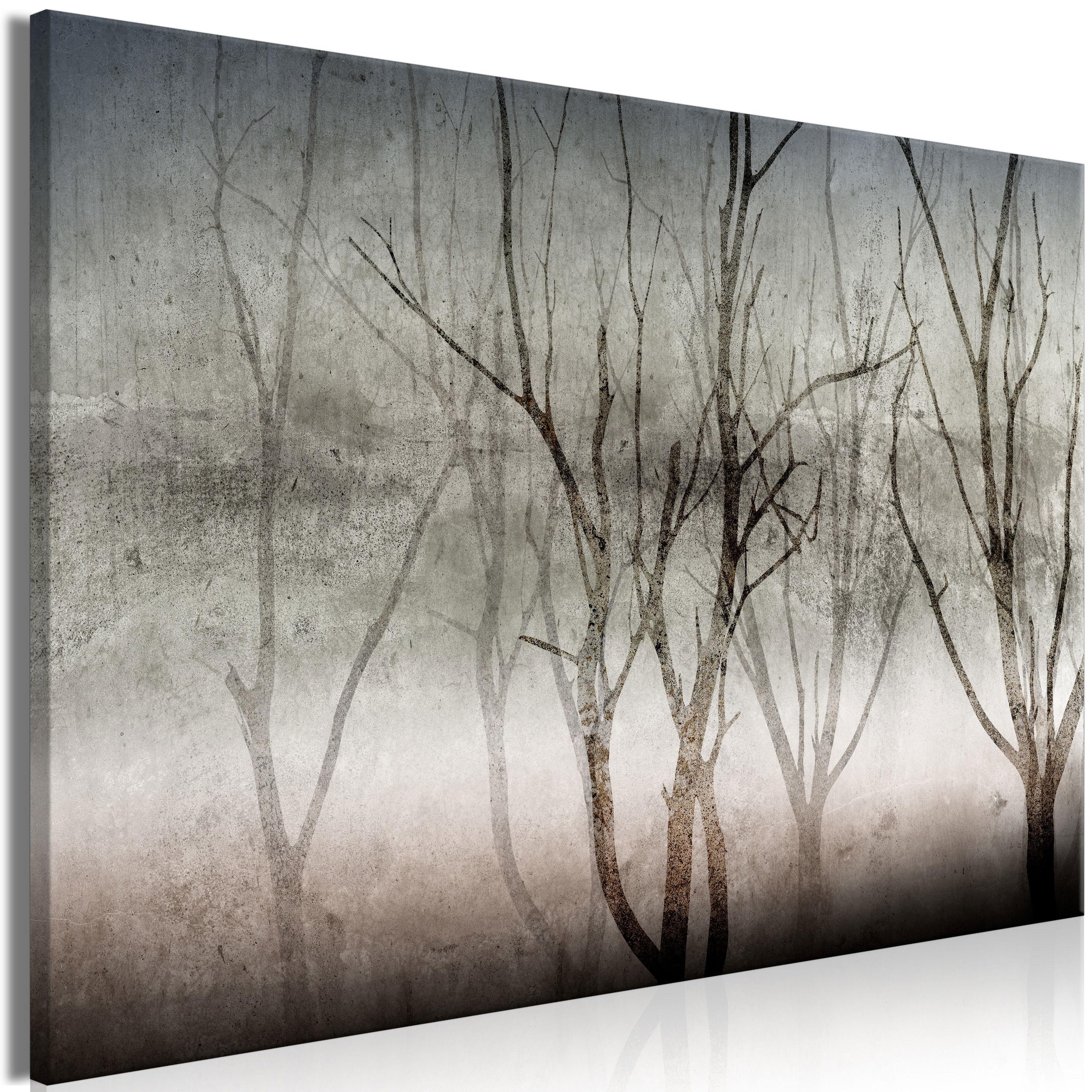 KUNSTDRUCK Grau 60/40 cm - Braun/Grau, Textil (60/40cm) - KUNSTLOFT
