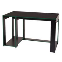 SCHREIBTISCH rechteck Schwarz, Grün - Schwarz/Grün, Holzwerkstoff (60/120/76cm) - MCW