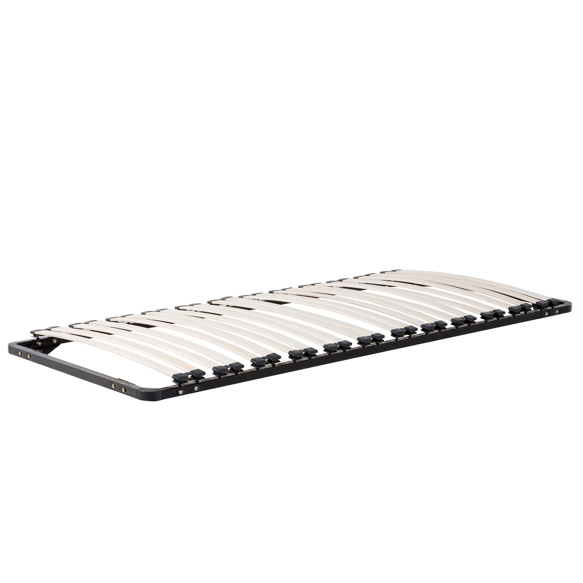 LATTENROST 90x200 cm Schwarz Combourg - Schwarz, Metall (90/9/200cm) - Beliani