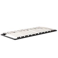 LATTENROST 90x200 cm Schwarz Combourg - Schwarz, Metall (90/9/200cm) - Beliani